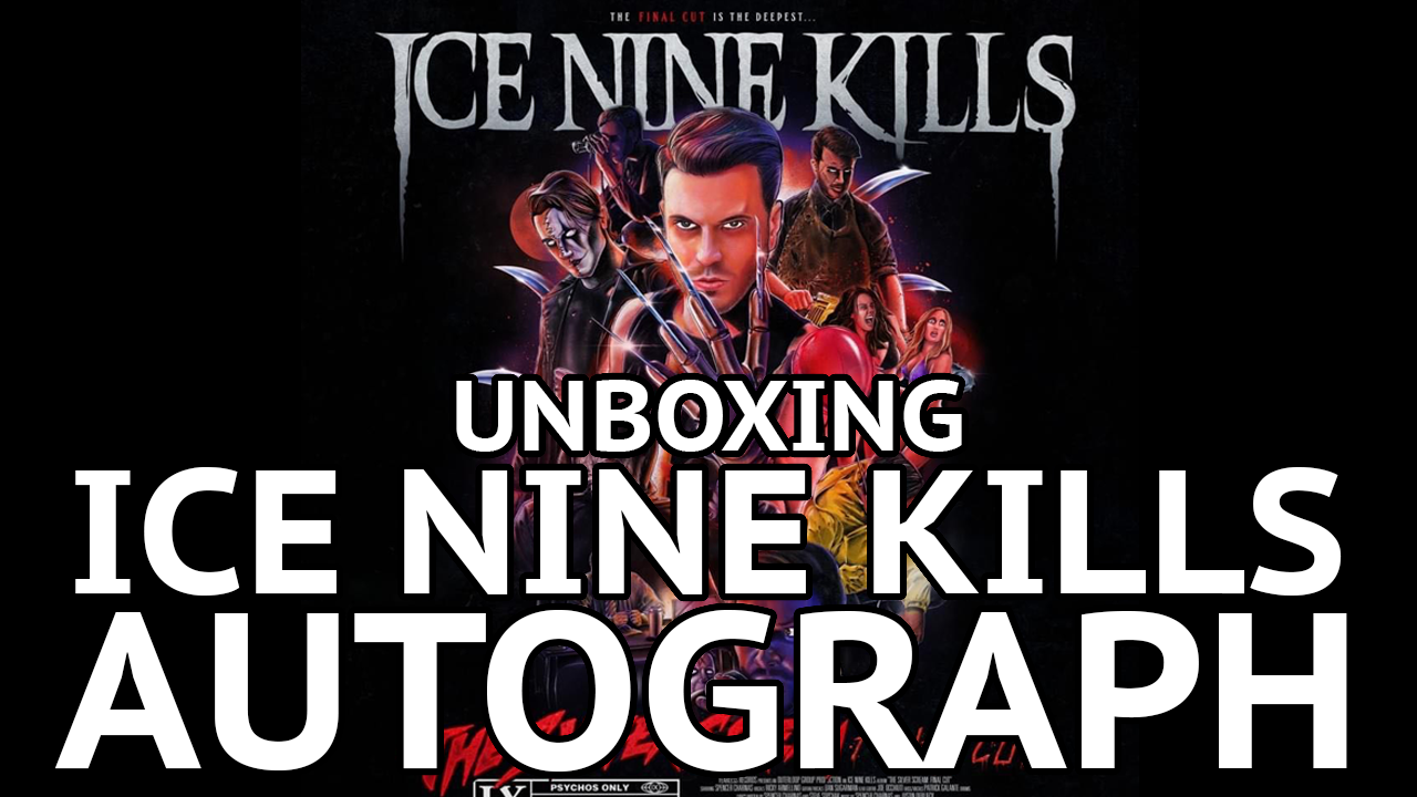 Unboxing Ice Nine Kills Spencer Chanas Autgraph