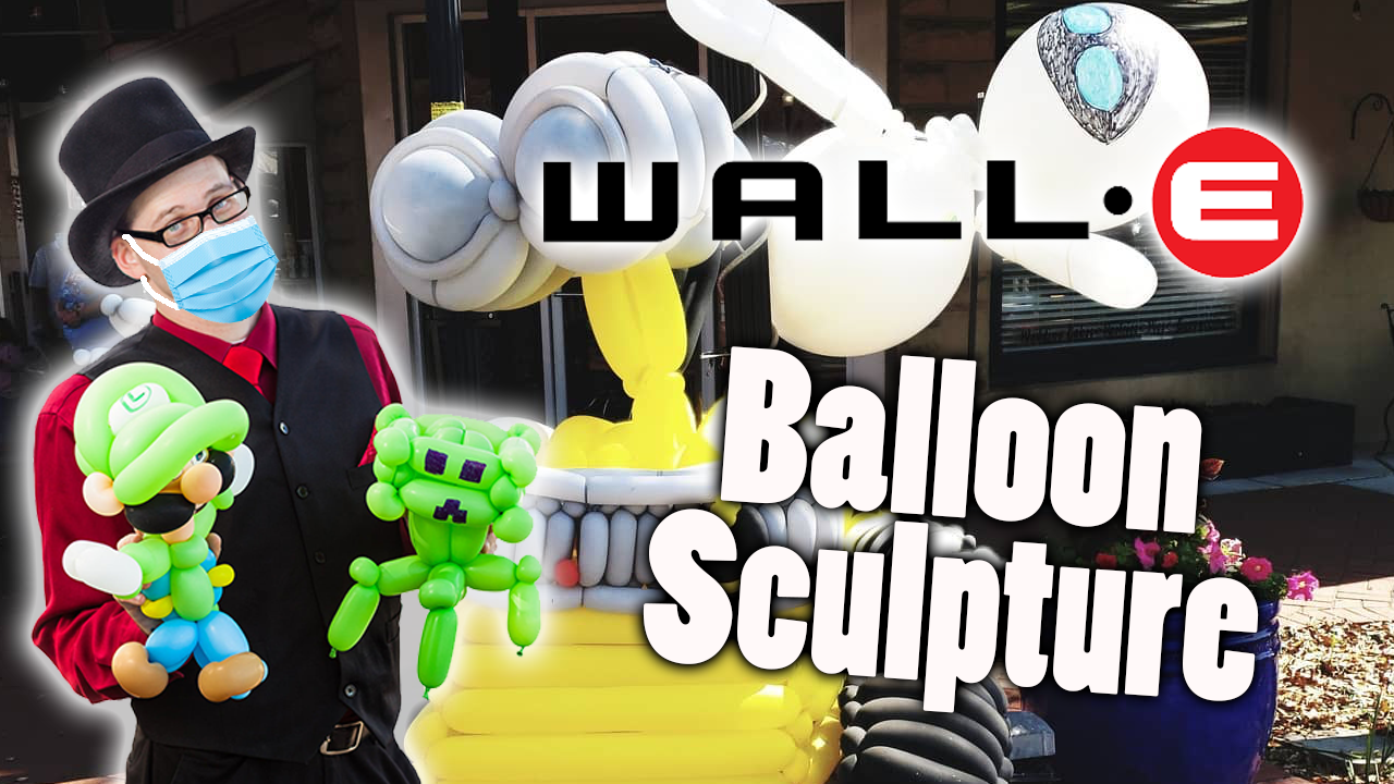 Wall-e and EvE Balloon Sculpture